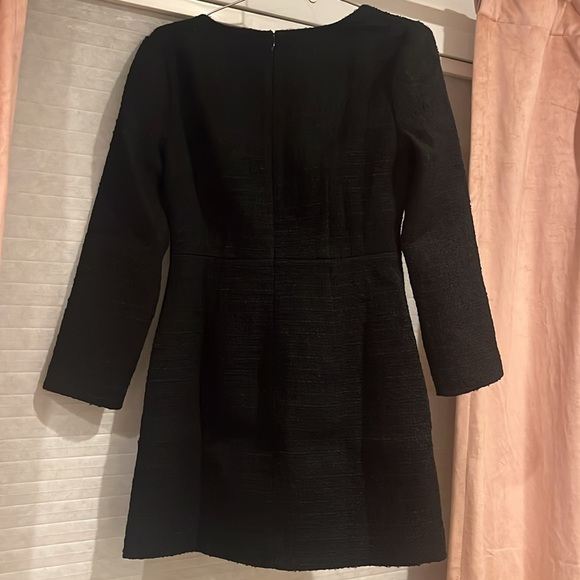 J. Crew Sophia Mini Dress in Maritime Tweed Black 2 NWT - Picture 6 of 9